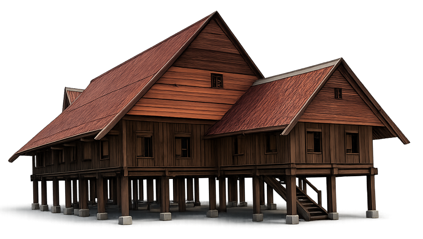 Rumah Adat Saoraja Lapinceng